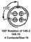 AMPHENOL INDUSTRIAL MS3108E14S-10P