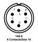 ITT CANNON MS3106E14S-6S